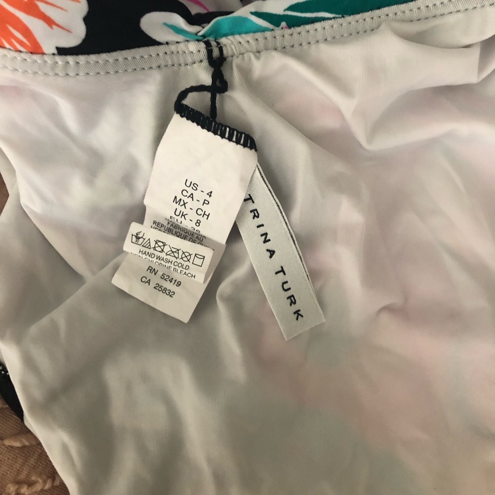 Floral Trina Turk Swimsuit - Picture 9 of 9